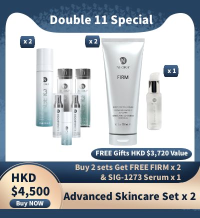 2 sets of Advanced Skincare Set Double 11 Sale Image with price and details. 
